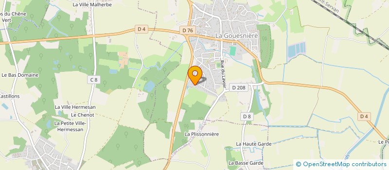 localisation de l'entreprise NACONOE  LA GOUESNIERE