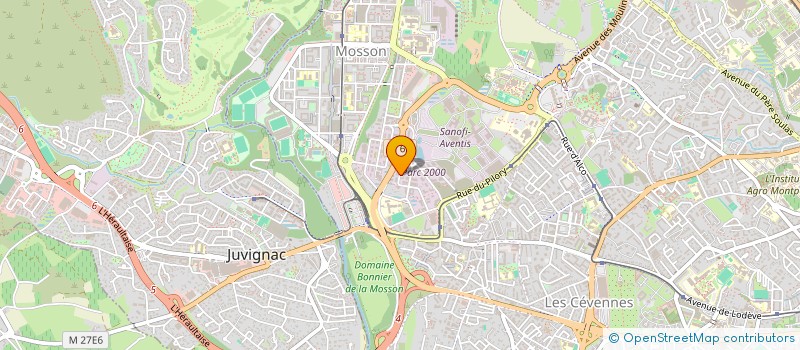localisation de l'entreprise NACOSPHERE à MONTPELLIER
