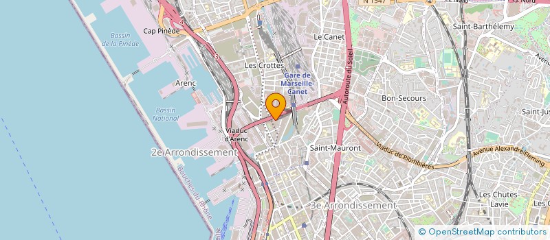 localisation de l'entreprise NACQUI DISTRIBUTION à MARSEILLE