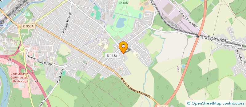 localisation de l'entreprise NACRE  YUTZ