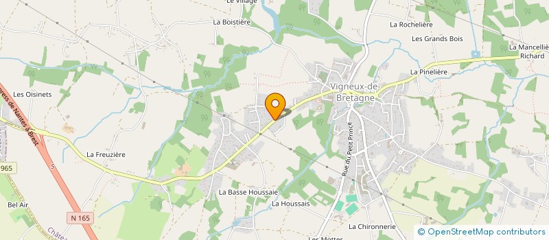 localisation de l'entreprise NACRE à VIGNEUX-DE-BRETAGNE