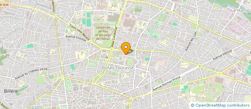 localisation de l'entreprise NACRE à PAU