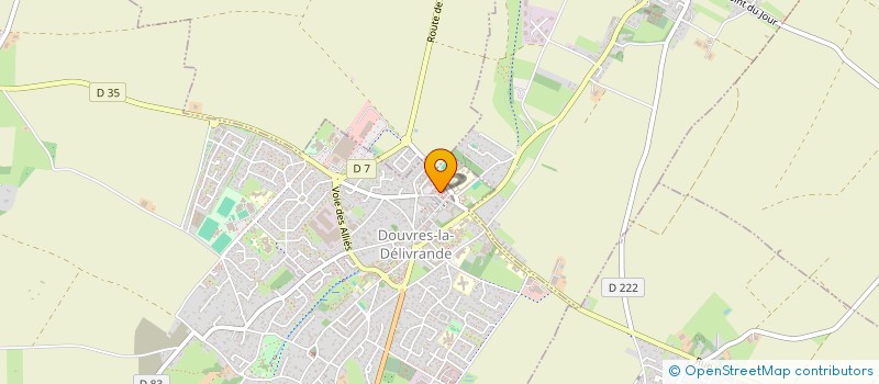 localisation de l'entreprise NACRE LOISIR ET INFORMATIQUE  DOUVRES-LA-DELIVRANDE