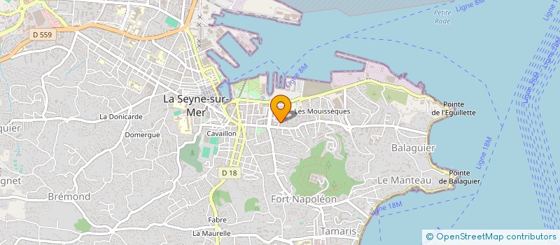 localisation de l'entreprise NACRES à LA SEYNE-SUR-MER