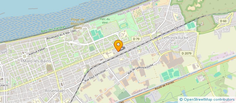 localisation de l'entreprise NACV à DUNKERQUE