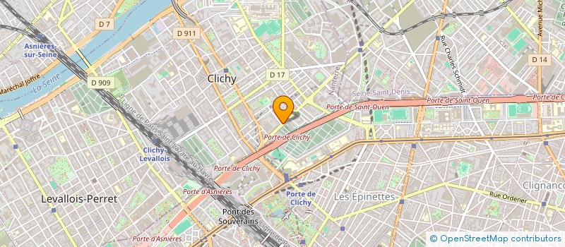 localisation de l'entreprise NACY à CLICHY
