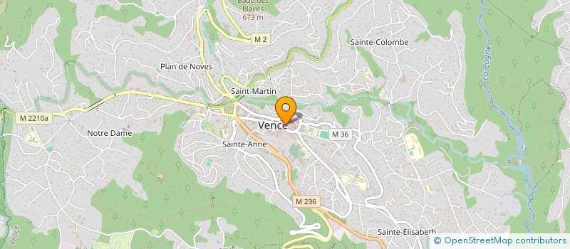 localisation de l'entreprise NACYCA  VENCE