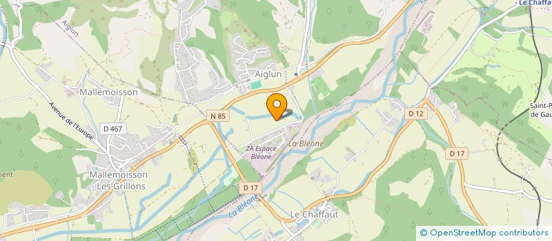 localisation de l'entreprise NACYEN à AIGLUN