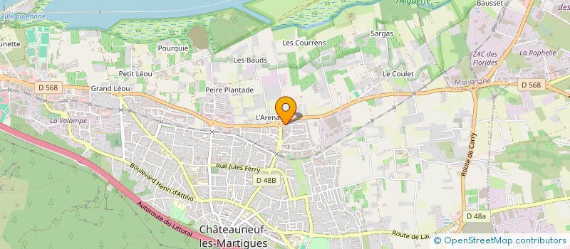 localisation de l'entreprise NAD  CHATEAUNEUF-LES-MARTIGUES