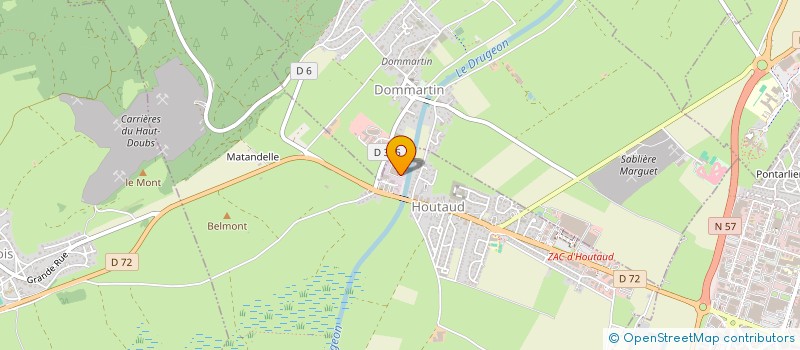 localisation de l'entreprise NAD  DOUBS