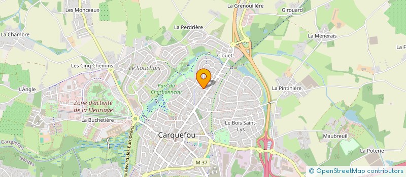localisation de l'entreprise NAD  CARQUEFOU
