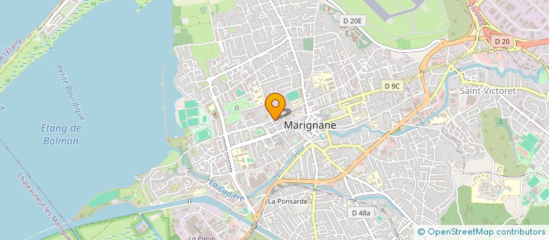 localisation de l'entreprise NAD à MARIGNANE