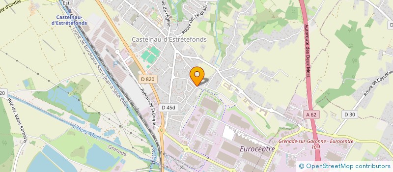 localisation de l'entreprise NAD  CASTELNAU-D'ESTRETEFONDS