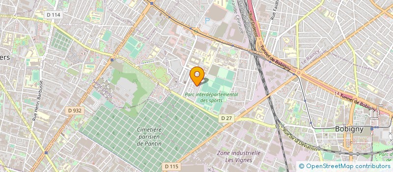 localisation de l'entreprise NAD-AUTO  BOBIGNY