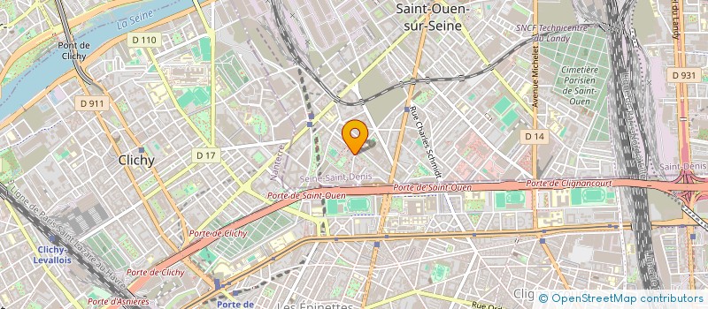 localisation de l'entreprise NAD BEEZ à SAINT-OUEN-SUR-SEINE