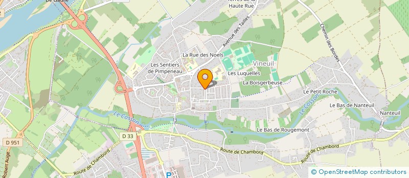 localisation de l'entreprise NAD BLOIS  CELLETTES