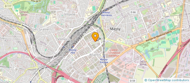 localisation de l'entreprise NAD CONSULTING à MASSY