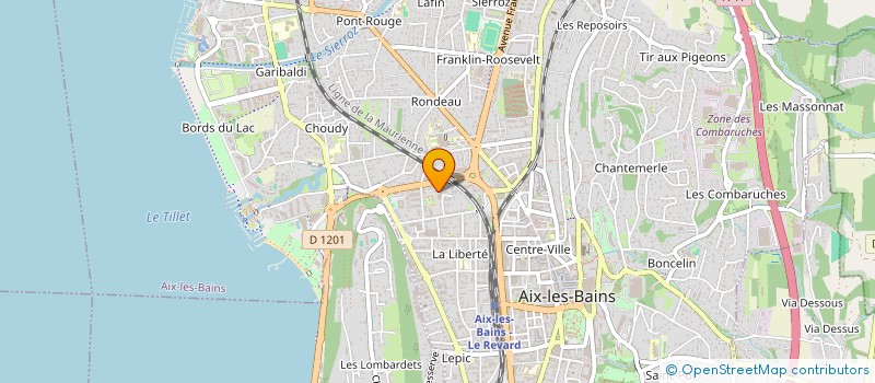 localisation de l'entreprise NAD DIFFUSION à AIX-LES-BAINS