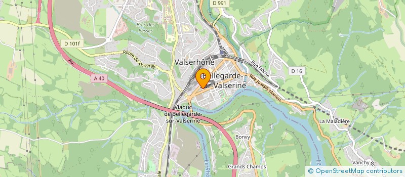 localisation de l'entreprise NAD'HAIR à VALSERHONE