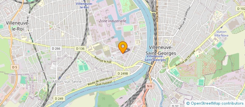 localisation de l'entreprise NAD PROMOTION  VILLENEUVE-LE-ROI