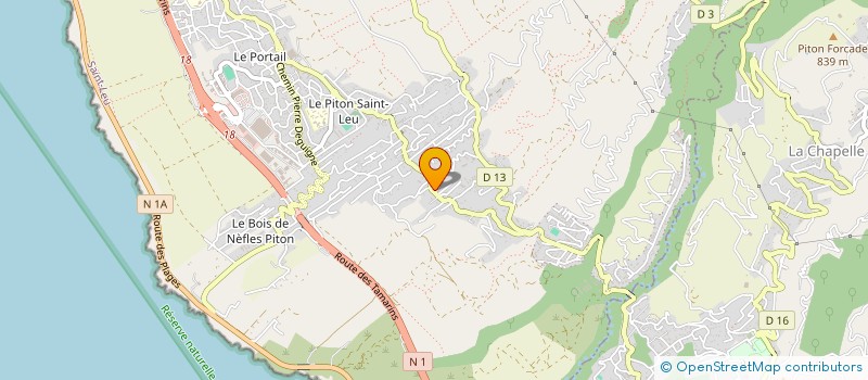 localisation de l'entreprise NAD RENOV à SAINT-LEU