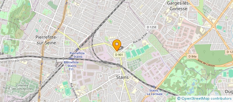 localisation de l'entreprise NAD RENOV à STAINS