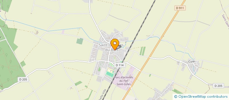 localisation de l'entreprise NAD SPORT ET BIEN-ETRE  SAINT-GEORGES-DU-BOIS