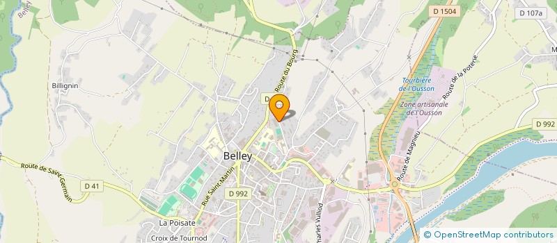 localisation de l'entreprise NADA  BELLEY