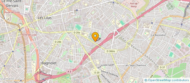 localisation de l'entreprise NADA  MONTREUIL