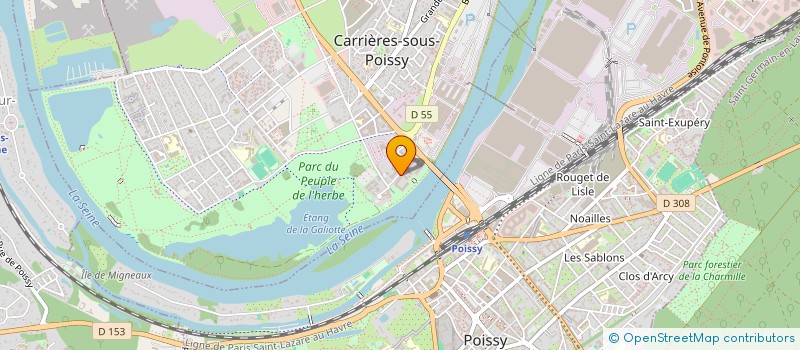 localisation de l'entreprise NADA DERRAA  CARRIERES-SOUS-POISSY