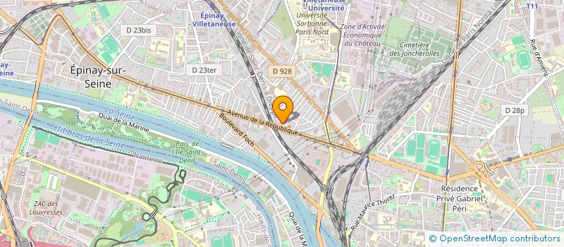 localisation de l'entreprise NADA EMBALLAGES à EPINAY-SUR-SEINE