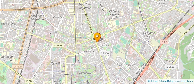 localisation de l'entreprise NADA TRANSPORTS à GRENOBLE