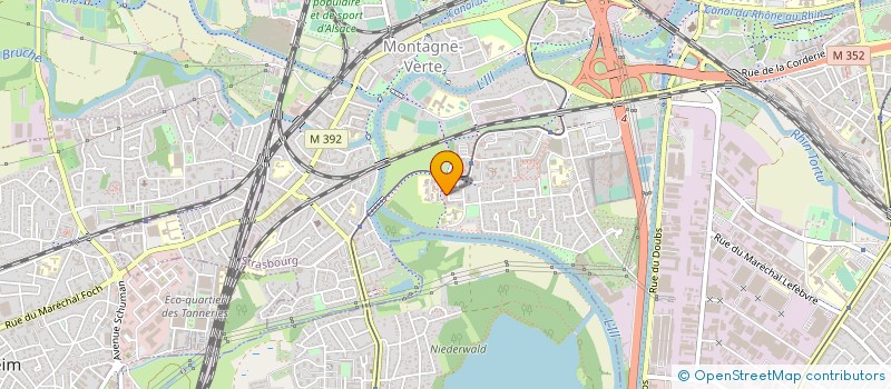 localisation de l'entreprise NADAFA & NET à STRASBOURG