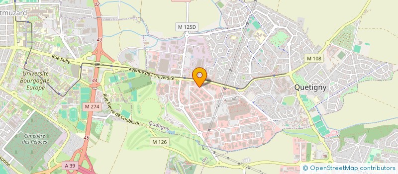 localisation de l'entreprise NADAL à QUETIGNY