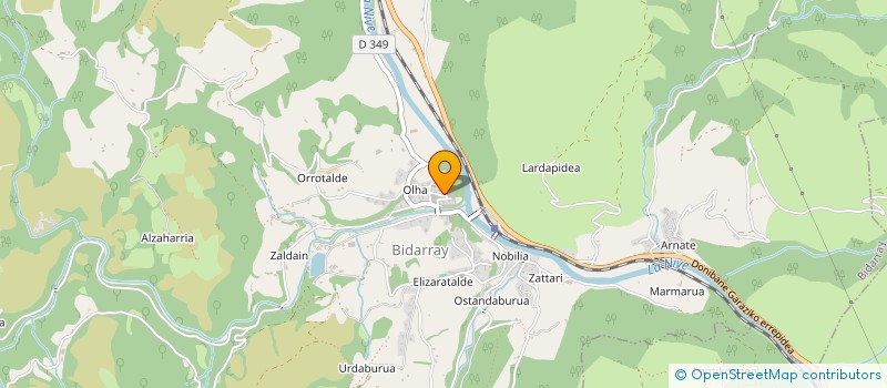 localisation de l'entreprise NADAL JARDINS  BIDARRAY