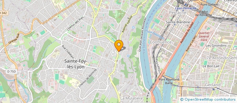 localisation de l'entreprise NADALBAUD  SAINTE-FOY-LES-LYON