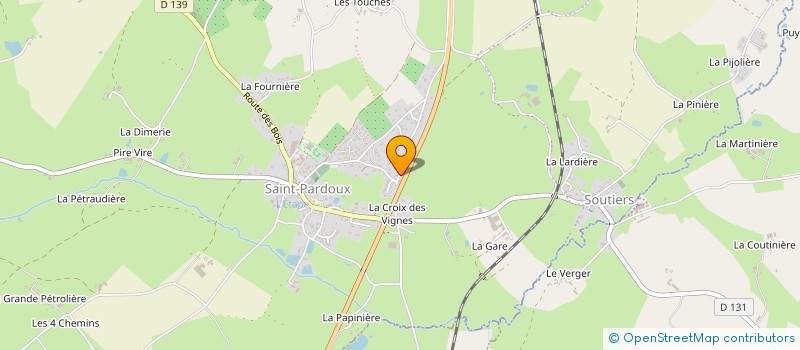 localisation de l'entreprise NADALI  SAINT-PARDOUX-SOUTIERS