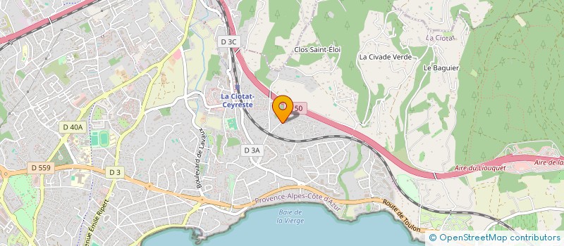 localisation de l'entreprise NADALI  LA CIOTAT