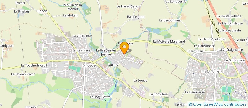 localisation de l'entreprise NADALU  GEVEZE