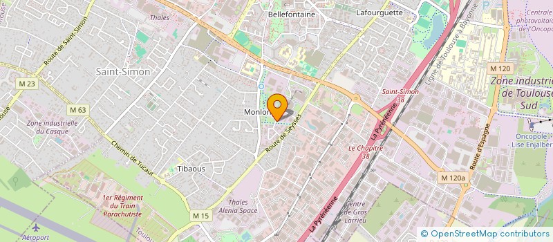 localisation de l'entreprise NADAN  TOULOUSE