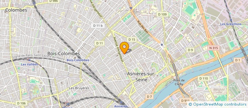 localisation de l'entreprise NADAN à ASNIERES-SUR-SEINE