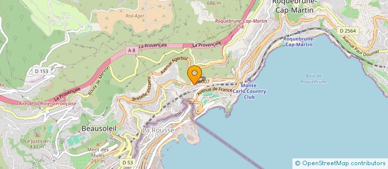 localisation de l'entreprise NADAN'CA à ROQUEBRUNE-CAP-MARTIN
