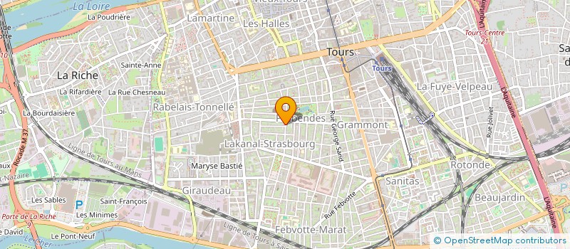localisation de l'entreprise NADAR  TOURS