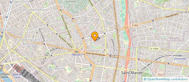 localisation de l'entreprise NADAR DES GRANDS CHAMPS  PARIS