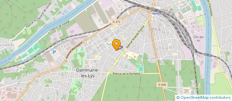 localisation de l'entreprise NADATA à DAMMARIE-LES-LYS