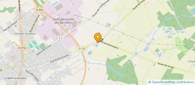 localisation de l'entreprise NADAU  LE CONTROIS-EN-SOLOGNE