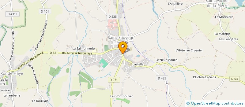 localisation de l'entreprise NADAUD à SAINT-SAUVEUR-VILLAGES