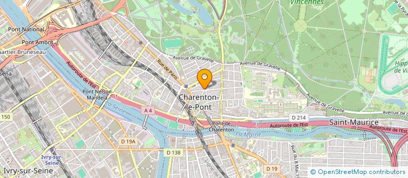 localisation de l'entreprise NADAV  CHARENTON-LE-PONT