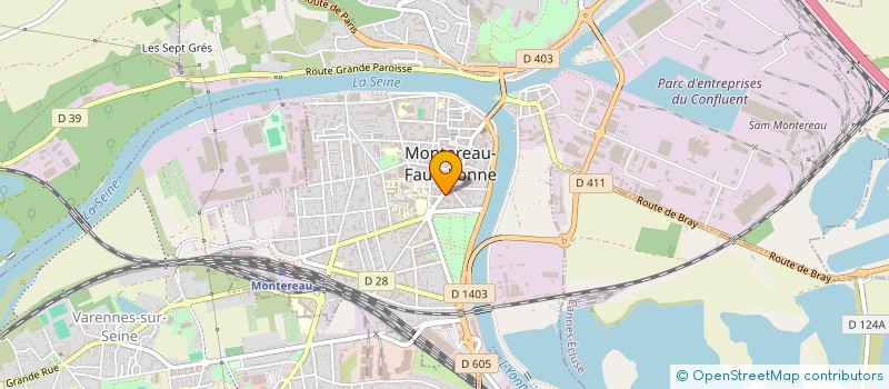 localisation de l'entreprise NADAY  MONTEREAU-FAULT-YONNE