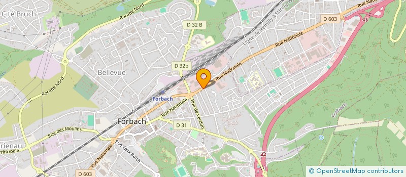 localisation de l'entreprise NADDEO REVETEMENTS  FORBACH